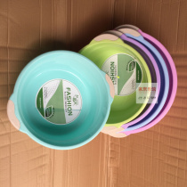 Thickened double ear plastic washbasin household washbasin student dormitory foot basin washing clothes basin toilet washbasin