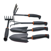 Volcolour Garden Art Tool Long Shovel Plastic Big Shovel Dual-use Hoe Three Claw Harrow Five Teeth Rake Cultivation Transplant