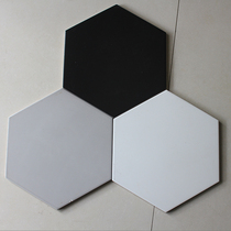 Nordic kitchen and bathroom wall tiles Renaissance tiles hexagonal tiles non-slip matte black and white wall tiles floor tiles hexagonal tiles