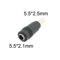 Notebook power adapter DC plug 5 5*2 1MM female Turn 5 5*2 5 revolution interface