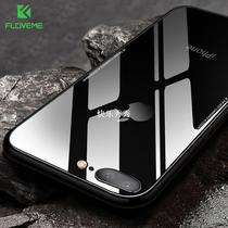 New Tempered Glass Back Case For iPhone X 6 7 Luxury
