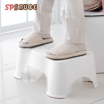 Japan SP SAUCE padded footstool toilet stool children such as toilet stool thickened plastic pregnant woman sitting on a bench squat pit foot stool