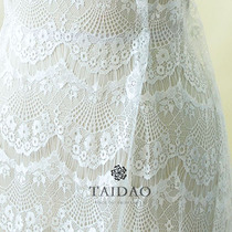 Taiwan DIY accessories French eyelashes hollow lace fabric L161 clothing jumpsuit dress cloth