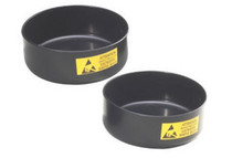 Bowl-type component box material box ESD round anti-static element box black anti-static tray 120 * 45mm