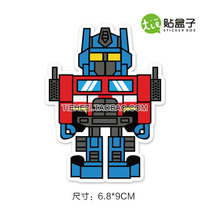 Deformation Diamond Sticker Suitcase Pull Rod suitcase Suitcase Notebook Car Stickers Motorcycle Scooter Sticker