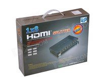   HDMI splitter 1 in 8 out 1 in 8 HD Splitter Divider Splitter