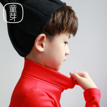 Tongya childrens turtleneck bottoming shirt Boys and girls autumn and winter long-sleeved t-shirt Korean childrens clothing baby underwear top