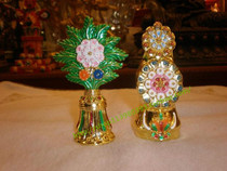 Fine copper alloy eight for food and flower ornaments tantric offerings Tibetan Buddhist Buddha