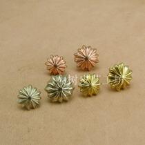 Brass White Bronze Purple Red Bronze Small Chrysanthemum Nail Leather Art Leather Leather Strap Wristband Decorative fiscal Bunbuckle (TC09)