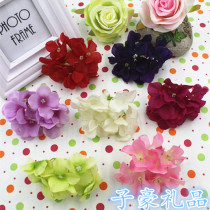 Simulation embroidered ball flower bouquet flower bouquet bouquet with small bouquet head DIY archway wedding arrangement decoration flowers 10cm