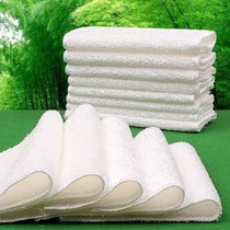 Korean bamboo charcoal rag Bamboo fiber dish towel does not stick oil dish cloth does not absorb water and does not lose hair Double thickening