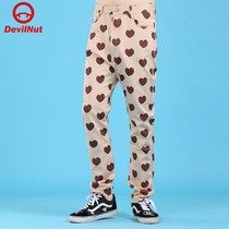 DEVIL NUT Devil Chauffles woven pure cotton mens pants main AFV