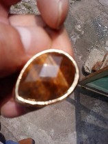 A heart-shaped ring one by one.