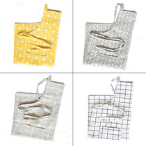 Nordic cotton linen art apron sleeve kitchen home oilproof overalls bakery skirt apron