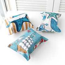 Paper Towels Kit Cotton Hemp Creative Sanitary Napkins On-board Living-room Nordic Paper Cramps Cardboard Boxes American