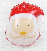 New Santa Aluminum Film Balloon Christmas Holiday Party Decorated Balloon Space Liftoff Balloons