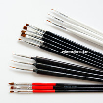 Set face painting brush soft pottery clay color drawing pen hand model baby head making color