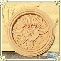 Sandstone figure round relief courtyard living room indoor and outdoor decoration European style flower sandstone pendant