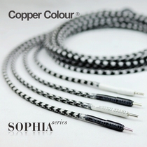 Copper Color Copper Color Sophie speaker line Fever-grade gold-plated head Finished audio line Speaker line
