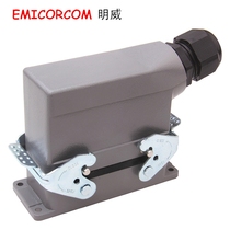 HE-016-M 16 core heavy duty connector HE-016-F side out double buckle HDC-HE-016-1