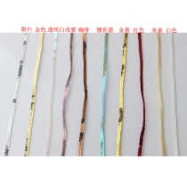 3mm bright sheet with bead sheet with DIY clothing accessories accessories Accessories Accessories Shoes WEDDING DRESS BEAUTY MATERIAL