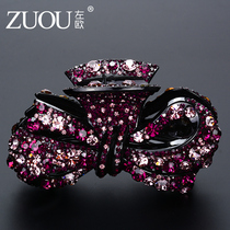 Hair grab clip Korean hair jewelry artificial rhinestone large hairclip female head jewelry Japanese and Korean version of acrylic hair grab