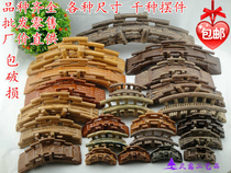 Rockery bonsai landscape gardening accessories Running water fountain fish tank Aquarium decoration absorbent stone potted plant ornaments Bamboo bridge