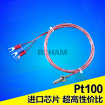 ROHAM thermal resistance a class pt100 platinum thermal resistance M6 screw temperature sensor temperature probe RH-8028