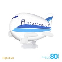 Spot 3D-JP Pintoo three-dimensional puzzle Blue Sky Aviation egg-shaped aircraft (80 pieces)