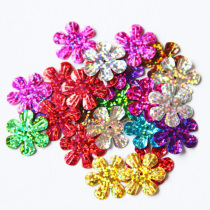 diy handmade clothing accessories accessories Dance suit wedding dress Belly Leather Dance Accessories 6 Petals Flowers Sequin Sequi Beads