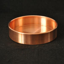 Buddhist supplies Tibetan pure copper manza hand repair plate Manza plate pure copper hand repair plate diameter 14