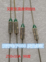 MICROTEMP Emerson thermal fuse G4A51 98C 98 degrees 10A 250V direct shot