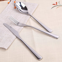 18-10 stainless steel knife fork and spoon set Western knife fork and spoon 3-piece set steak knife fork and spoon set Western utensils