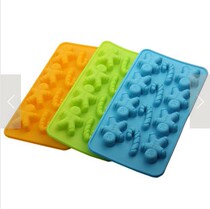 Environmental Protection Silicone Gel Mold Chocolate Mold Cake Mold Ice --- Snowman