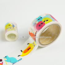 Japanese Aimez le style and paper tape 28mmx7m animal Racoons A 5250