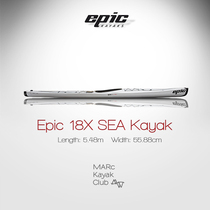 Epic 18X Sea Kayak canoeing marine boat hard boat seat cabin type