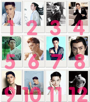 Huo Jianhua male god photo collection Flower thousand bones He came 2 5-inch polaroid photo lomo card