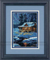 Cross-stitch electronic image redraw source file-DIM-65007 Moonlit Cadin