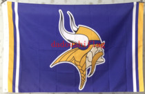 Foreign trade olive Vikings outdoor Flag NFL Minnesota Vikings Team Logo Flag