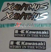 Motorcycle stickers Kawasaki KAWASAKI Sandus full car stickers decal labeling