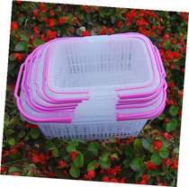 1-12 kg direct plastic fruit basket Strawberry orchard portable basket bayberry basket Grape square picking basket