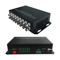 16-channel video optical transceiver 16V1D with control desktop type 320 A set