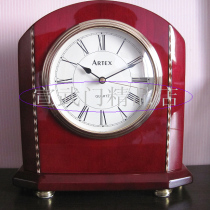 YADA clock ARTEX solid wood desk clock 3323A red lacquered wooden classic living room silent desk clock