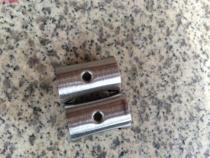 Stair handrail guardrail railing column drawing pipe fittings stainless steel connector single and double tooth wire sleeve