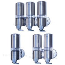 Hotel bathroom trolley wall-mounted stainless steel soap dispenser Soap dispenser Hand sanitizer bottle Shampoo hair care Bath liquid box