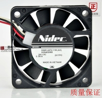 6015 original Nidec D06R-24TH 16B 24V 0 09A three-wire converter cooling fan