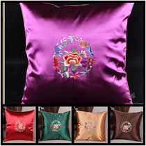 The quality is super good to send foreign friends modern Chinese retro silk embroidered pillow set National style cushion set