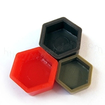 New plastic screw cap hexagon nut protective cap bolt dustproof decorative cap Flat head national standard cap CN106