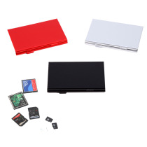 24 In 1 Portable Memory Card Case Aluminium Double Deck