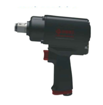 Taiwan imported industrial grade pneumatic pneumatic wrench heavy duty gun 1632NM 7000RPM 3 4 square head
